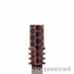 חד פעמי Vape Israel 510 ארובה קצה טפטוף עור נחש אדום