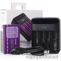 חד פעמי Vape Israel Efest שופע Q4 4-bay מטען סוללות לד אינטליגנטי