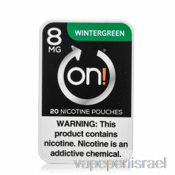 חד פעמי Vape Israel On! שקיות ניקוטין - Wintergreen 8mg