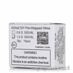 חד פעמי Vape Israel Yihi Sxmini Ada V2 חוטי עשה זאת בעצמם עטופים מראש סלילים 1.0ohm