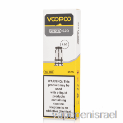 סלילי חלופי Pnp-x חד פעמי Vape Israel Voopoo Pnp-x 0.2ohm סלילי Pnp-x