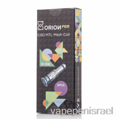 סלילי חלופי Vape Israel Lve Orion Pico חד פעמי 0.8ohm סלילי רשת פיקו