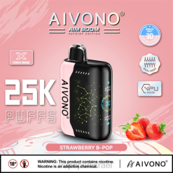 Disposable Vape Israel - Aivono AIM BOOM 25,000 P4D26352 תות בי-פופ
