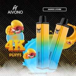 Disposable Vape Israel - Aivono AIM FREAK 4000 P4D26262 מנגו ליצ'י