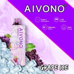 Disposable Vape Israel - Aivono AIM GUN 7000 P4D26102 קרח ענבים