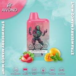 Disposable Vape Israel - Aivono AIM MAGIC סיגרית קופסת פה 5800 P4D2697 מנגו תותים מנטה