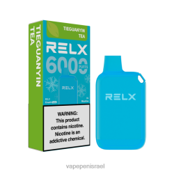 Disposable Vape Israel - RELX Crush Pocket 6000 קפואים תה tieguanyin 0D04Z22