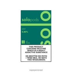 Disposable Vape Israel - Solo תרמיל חלופי 2 חבילה מֶנטָה 2RHF8652