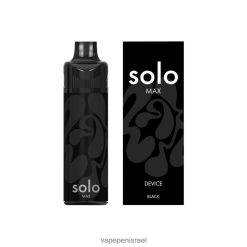 Disposable Vape Israel - Solo MAX מכשיר פוד שָׁחוֹר 2RHF8672