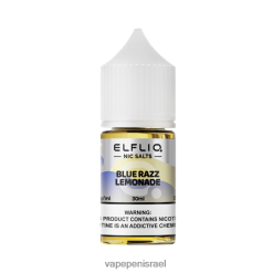 E Cigarette Liquid - ELFBAR ELFLIQ NIC SALT 30 מ"ל לימונדה של רז כחול BNZBT610