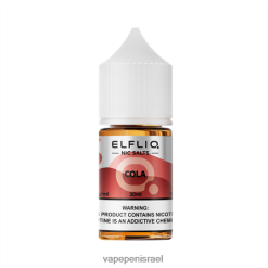E Cigarette Liquid - ELFBAR ELFLIQ NIC SALT 30 מ"ל קולה BNZBT615