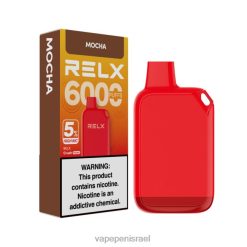 E Cigarette Liquid - RELX Crush Pocket 6000 5% גבוה nic מוקה 0D04Z25