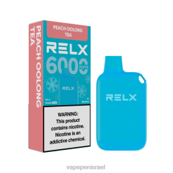 E Cigarette Liquid - RELX Crush Pocket 6000 קפואים תה אולונג אפרסק 0D04Z10