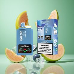 Razz Bar 40000 פאפים אפרסק קרח_אוכמניות קרח Israel vape תצוגת מסך כוח 650 Mah
