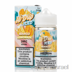 Vape Israel אייס מנגו לימונדה חד פעמית - נוזלים אלקטרוניים עם טפטוף גבוה - 100 מ"ל 3 מ"ג