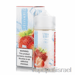 Vape Israel אייס תות חד פעמי - נוזל אלקטרוני משולב - 100 מ"ל 3 מ"ג
