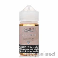 Vape Israel חד פעמי תערובת קובנית - עירום 100 טבק - 60 מ"ל 0 מ"ג
