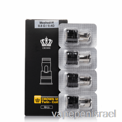 Vape Israel חד פעמי Uwell Crown M סלילים חלופיים 0.4/0.8ohm Crown M תאומים סלילים