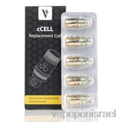 Vape Israel Vaporesso חד פעמי סלילי חלופי קרמיקה Ccell 0.2ohm Ni200